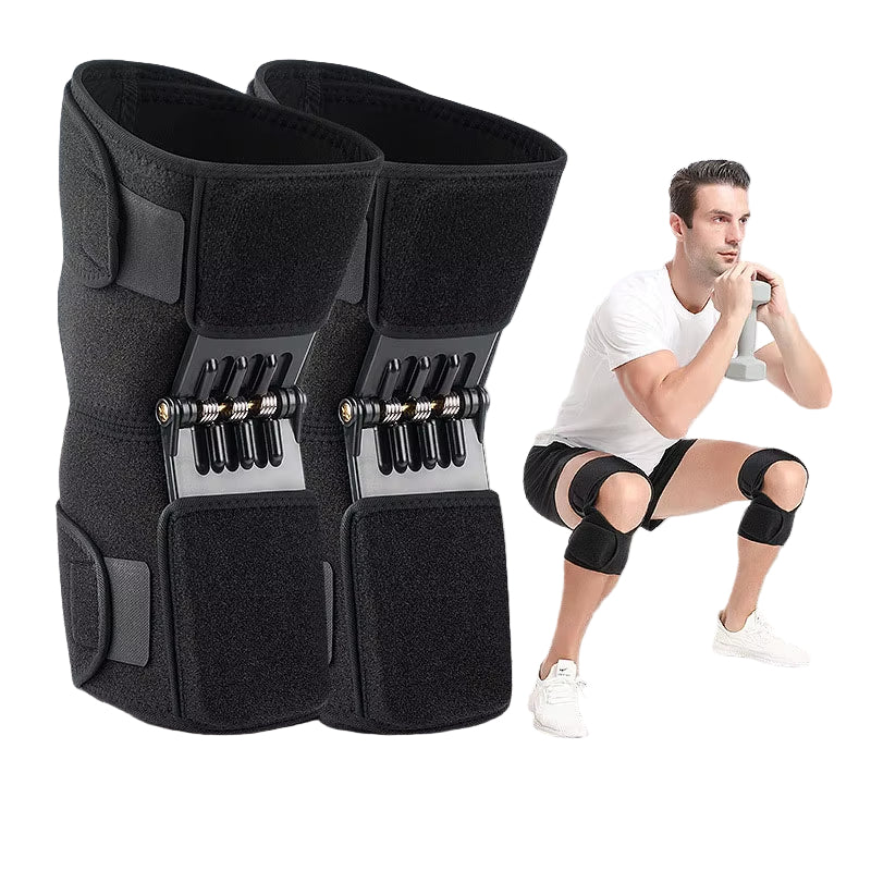 Knee Booster Adjustable Joint Support Patella Protector Outdoor Gym Sports Anti-Collision Knee Pads 1P Health Care Leg Stretcher