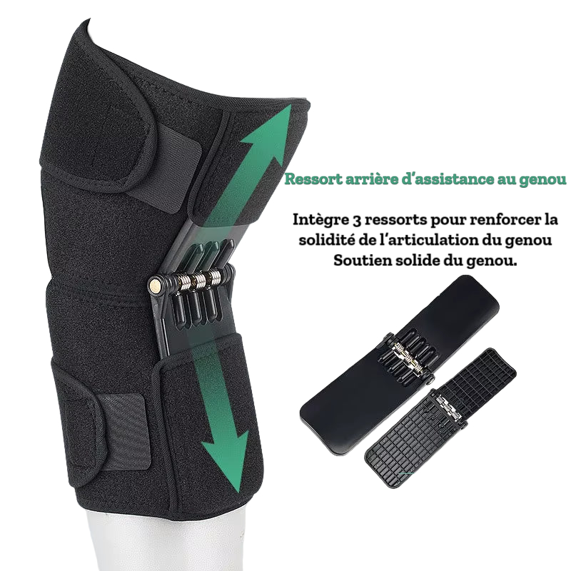 Support de Genou Ajustable - Protection Rotulienne Professionnelle pour Sport